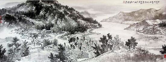 黃伯君 上林湖畔春水明